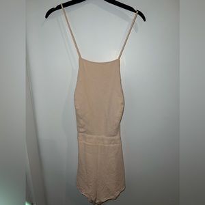 Cute pink cutout romper